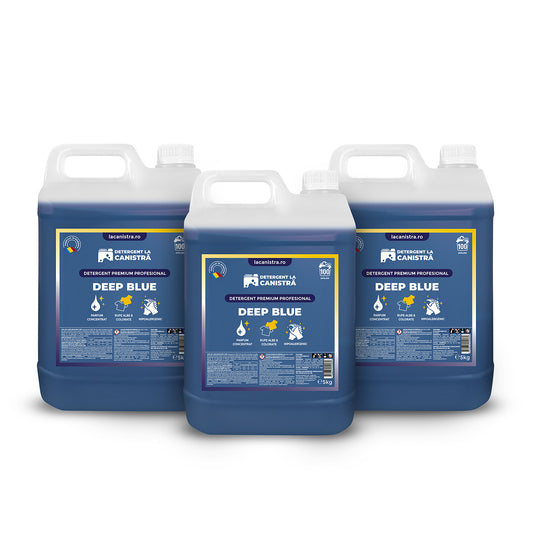 Pachet Detergent - 3x5L - Deep Blue + 500 ml Balsam Cadou