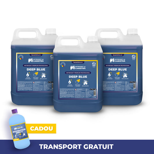 Pachet detergent 3x5L deep blue La Canistra