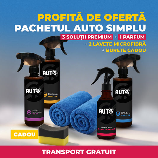 Pachetul Auto Simplu - 6 Produse Esențiale la Preț Corect