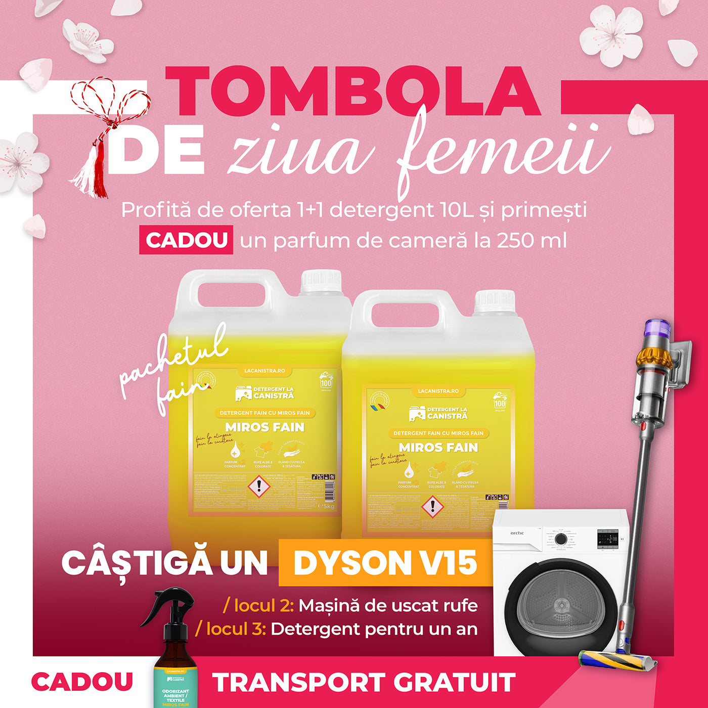 Pachetul FAIN - Detergent & Balsam + Parfum de cameră Cadou